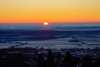 Sonnenaufgang am Geschriebenstein